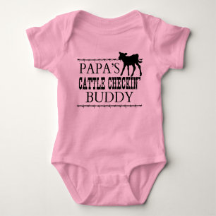 PAPA'S VEE CHECKING BUDDY ROMPER