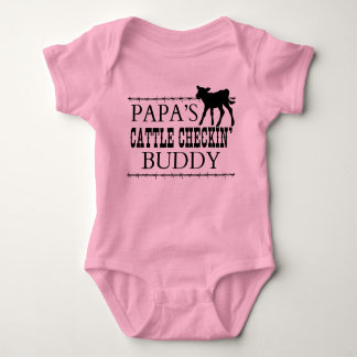 PAPA'S VEE CHECKING BUDDY ROMPER