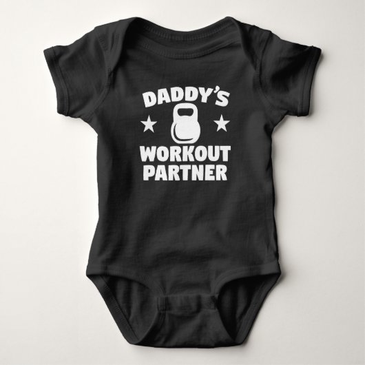 Papa's Workout Partner Romper (Voorkant)
