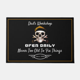 Papa's workshop Elke naam die op papier grappig is Deurmat