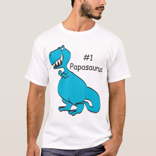 Papasaur Basic T-shirt (Voorkant)