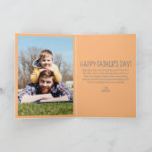 Papasaurus Carte de la Fête des Pères Dessin Animé (Intérieur)