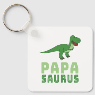 Papasaurus Dinosaur Tyrannosaurus Rex Vaderdag Sleutelhanger