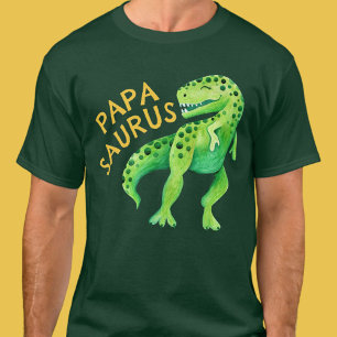 Papasaurus Dinosaurus Papa van de Verjaardags Jong T-shirt