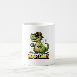 Papasaurus Funny Dad Koffiemok