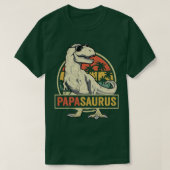 Papasaurus rex vader dinosaurus familie Dino papa T-shirt (Design voorkant)