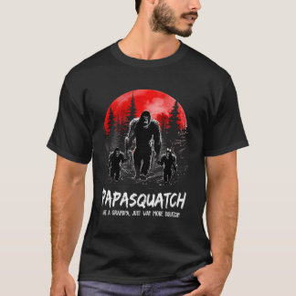 Papasquatch als een opa gewoon veel meer squatchy t-shirt