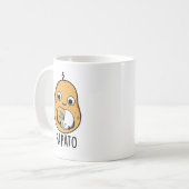Papato Funny Potato Pun Koffiemok (Voorkant links)