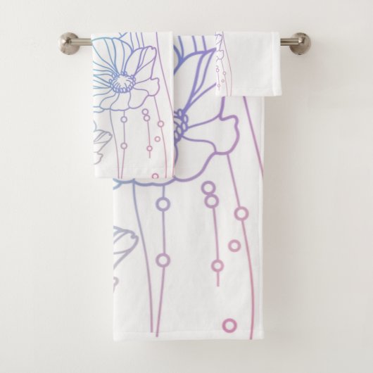 papaver bad handdoek (Insitu)