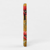 Papaver bloem gouden ontwerp Case-Mate iPhone case (Achterkant/rechts)