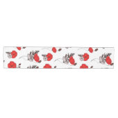 Papaver bloem patroon medium tafelloper (Horizontaal)