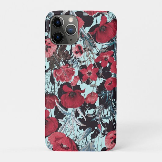 Papaver bloemmotief Case-Mate iPhone case (Achterkant)