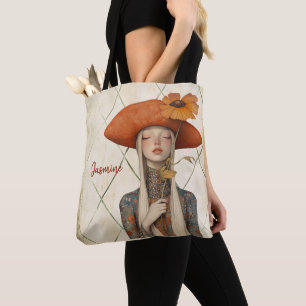 Papaver Boho Kunst Persoonlijk Draagtas