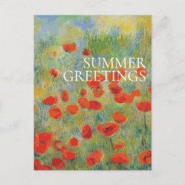 Papaver - Briefkaart