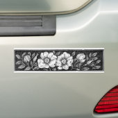 papaver bumpersticker (Op auto)