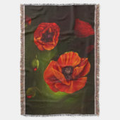 papaver deken (Voorkant Verticaal)