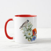 papaver en vogel mok (Links)