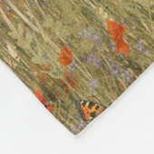 papaver fleece deken (Hoek)