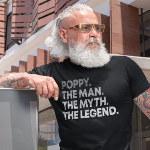 Papaver het Man de Mythe de Legende T-shirt