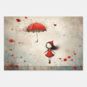 papaver inpakpapier vel (Voorkant 3)