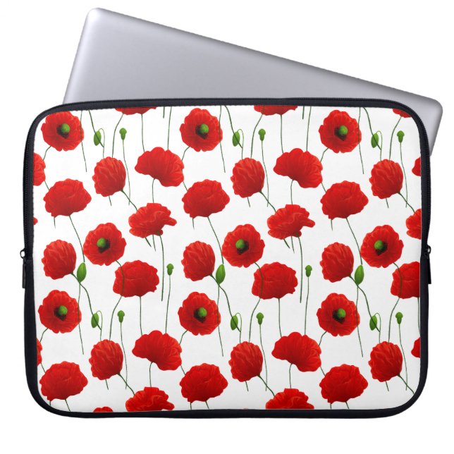 papaver laptop sleeve (Voorkant)