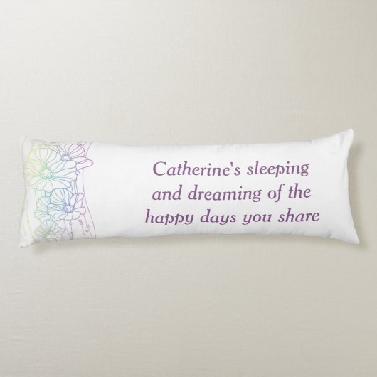 papaver lichaamskussen (Achterkant)