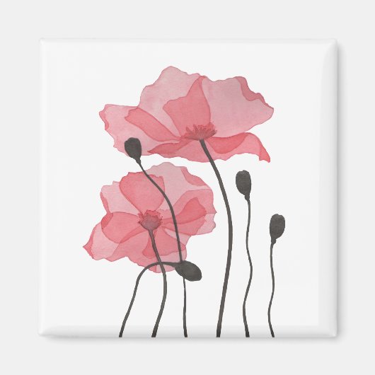 papaver magneet (Voorkant)