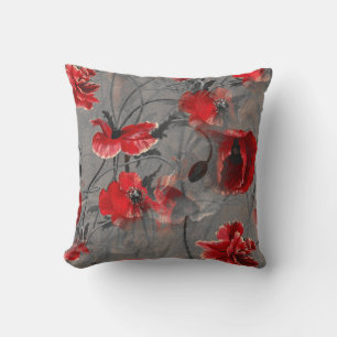 Papaver nevel kussen