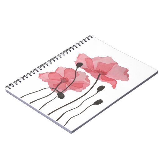 papaver notitieboek (Linkerzijde)