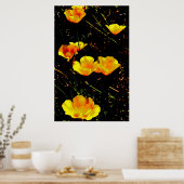 papaver poster (Keuken)