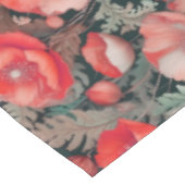 Papaver rood tafelkleed (Gekanteld)