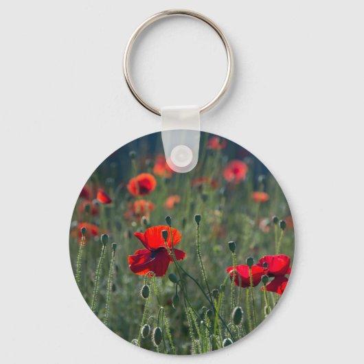 papaver sleutelhanger (Voorkant)