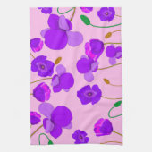 Papaver somniferum Lila Theedoek (Verticaal)