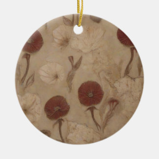 Papaver symboliseert het verval van de beschaving keramisch ornament