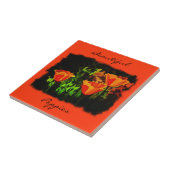 papaver tegeltje (Zijkant)