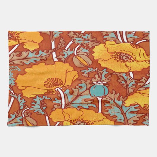 papaver theedoek (Horizontaal)