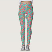Papaver Tones Leggings (Voorkant)