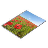 Papaver veld - Verbluffend! Notitieboek (Linkerzijde)