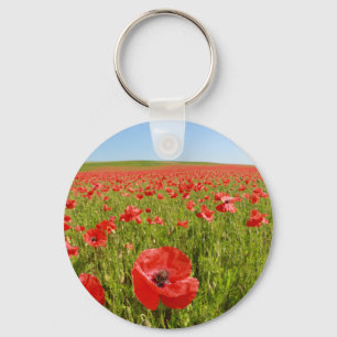 Papaver veld - Verbluffend! Sleutelhanger