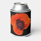 papaverbloem na regenval blikjeskoeler (Blikje Achterkant)