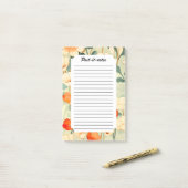  papaverbloesem post-it® notes (Op bureau)