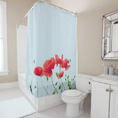 Papaverhoestgordijn Douchegordijn (In situ)