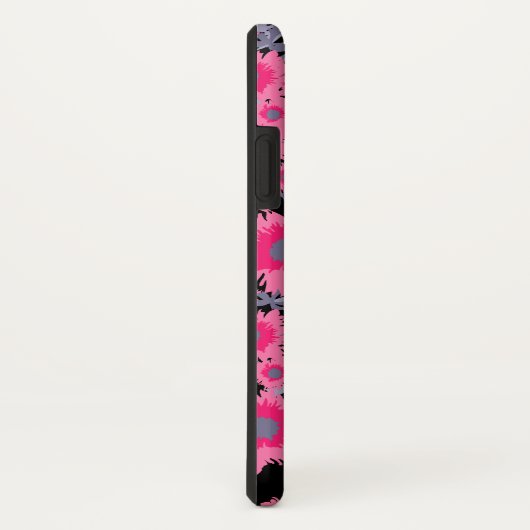 papaverroze zwarte dampnaam iphonecase Case-Mate iPhone case (Achterkant / rechts)