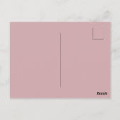 Papavers doedelen in inkt en Waterverf Briefkaart (Achterkant)