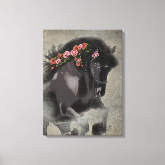 Papavers en het Friese - Ingewikkeld Canvas (Voorkant)