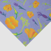 Papavers en lavender tissuepapier (Detail)