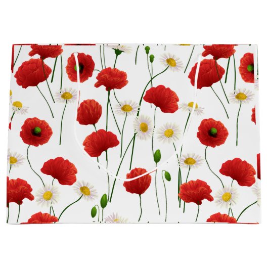 Papavers en mazen groot cadeauzakje (Voorkant)