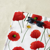 Papavers en mazen strandlaken (In situ)