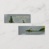 Papavers en schaduwen (5) mini visitekaartje (Voorkant / Achterkant)