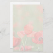 Papavers in een papaverwerkstation briefpapier (Voorkant / Achterkant)